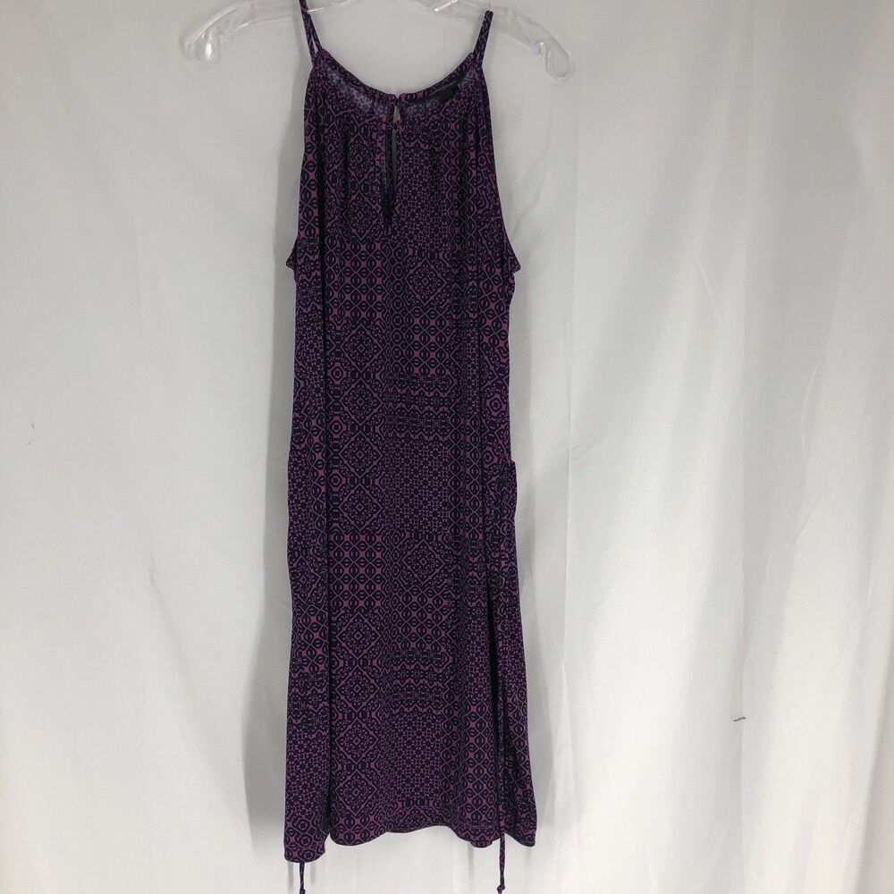 Banana Republic Womens Halter Neck Drawstring Waist Keyhole Dress Size Small M
